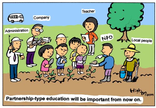 JFS/Partnership-type education will be important from now on.