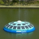 NTTファシリティーズ　池の水を浄化する「ソーラーUFO」を設置