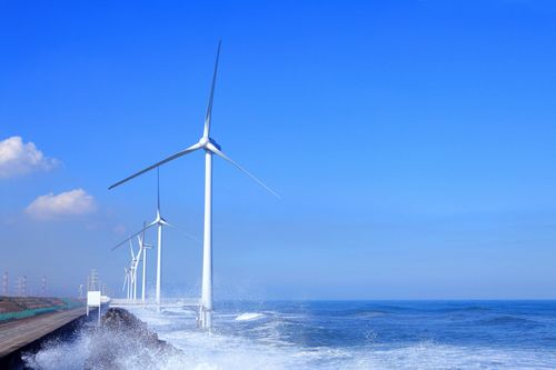 wind turbines in the ocean. Wind Turbines Offshore,