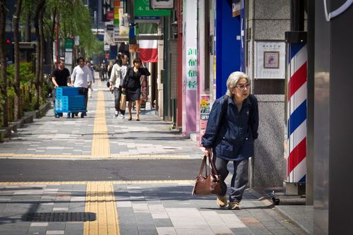 Photo: Senior Sidewalk