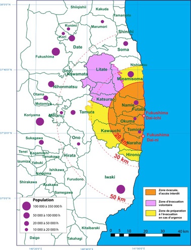 Figure: Evacuation zones