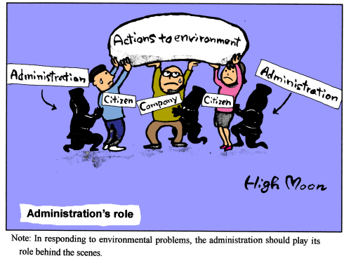 Administration's role