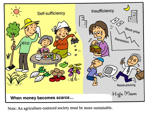 JFS/When money becomes scarce...