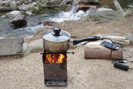 Photo: Small power generation pot