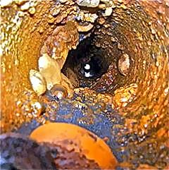 Photo: Old water pipe