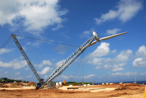 JFS/Folding Wind Turbines Installed in Okinawa