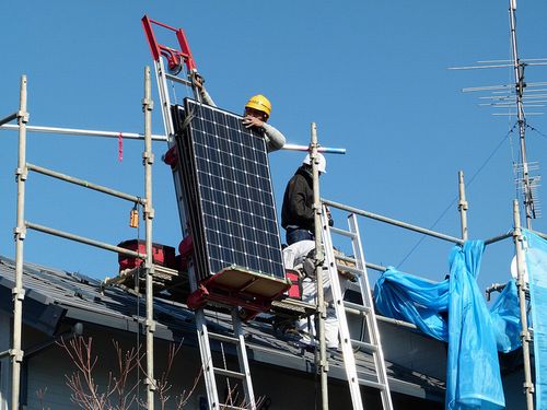 写真：Solar installation